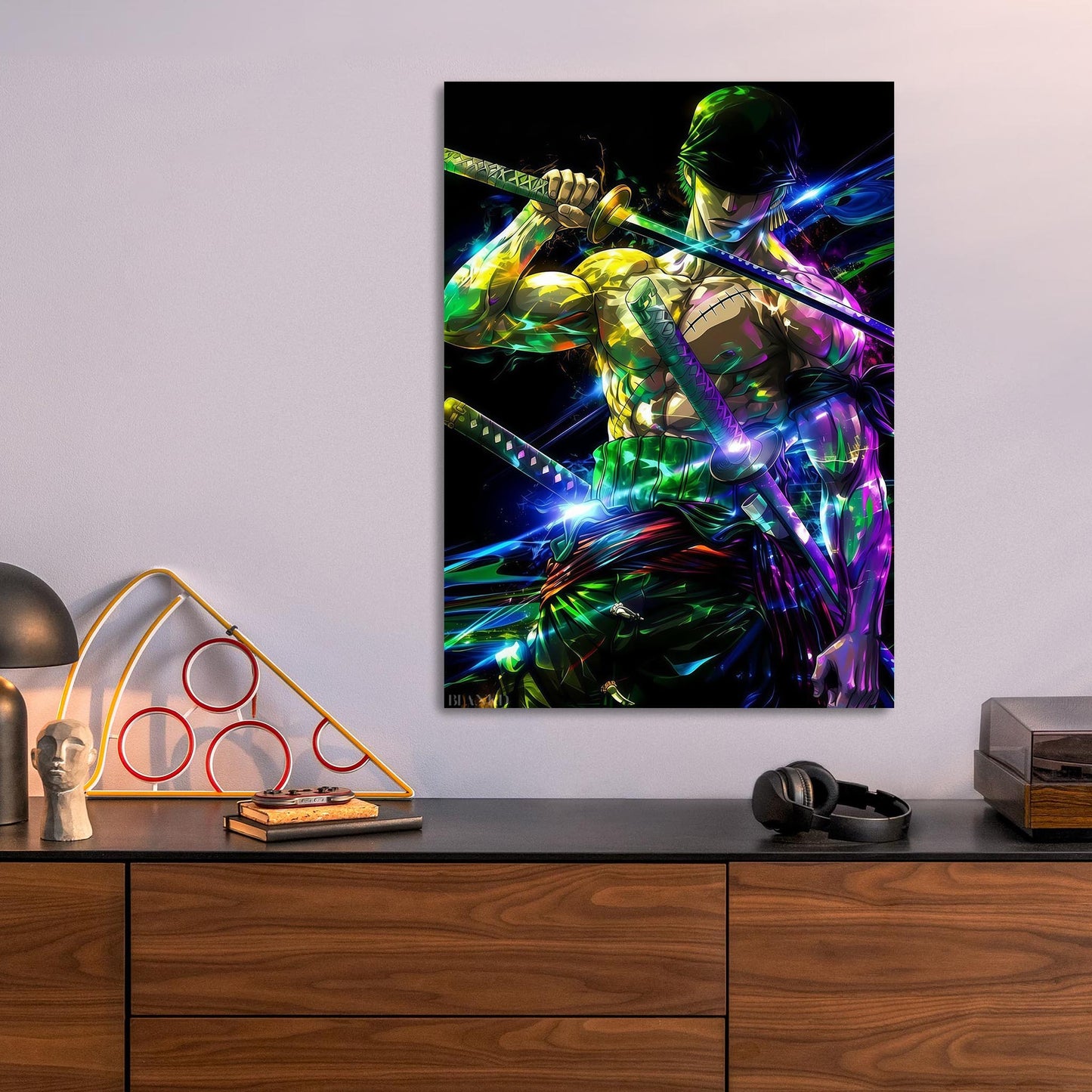 Roronoa Zoro metal poster
