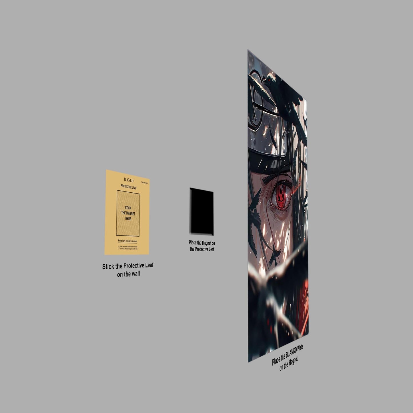 Sharingan Itachi metal poster