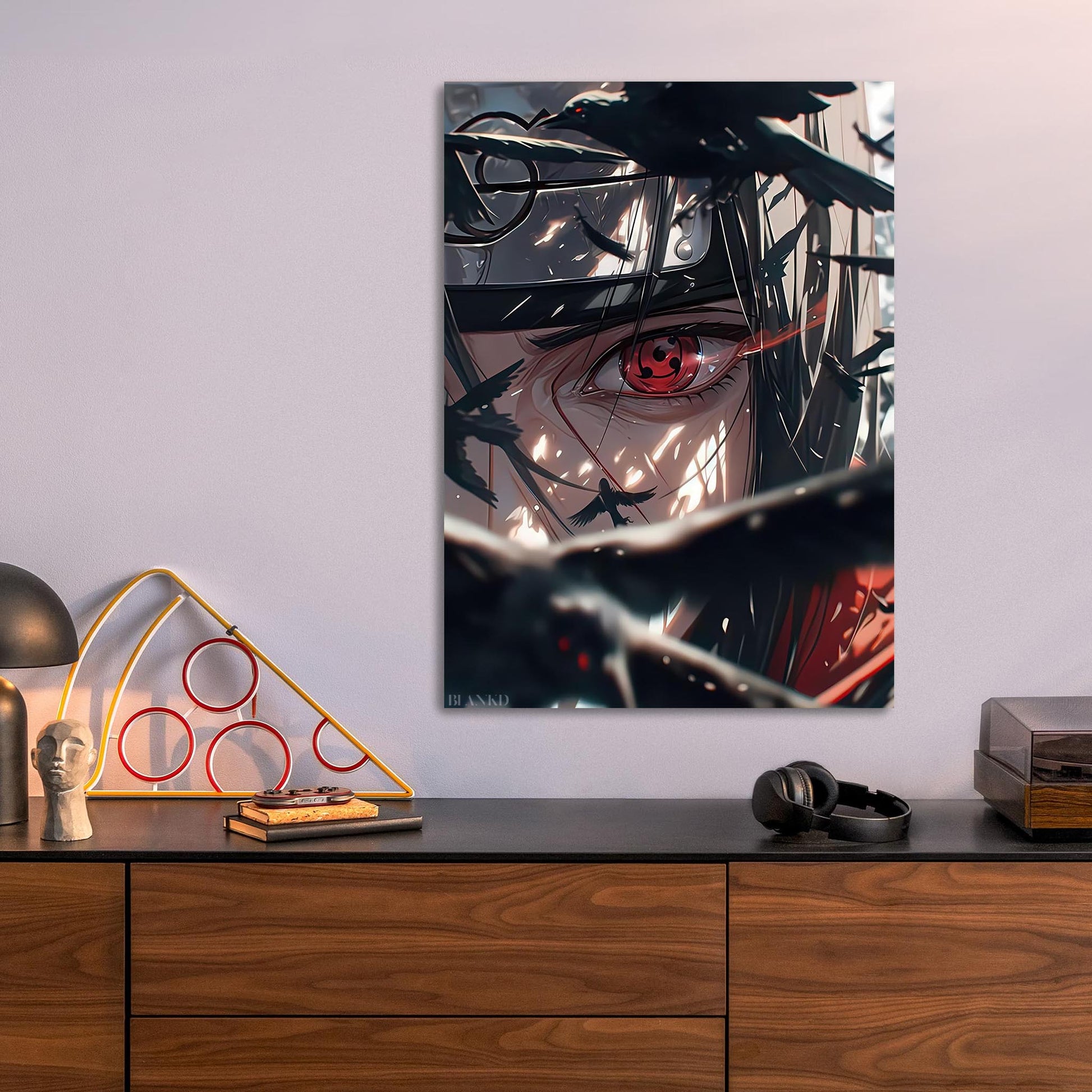Sharingan Itachi metal poster