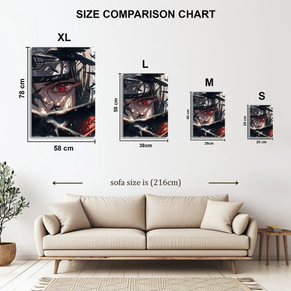 Sharingan Itachi metal poster