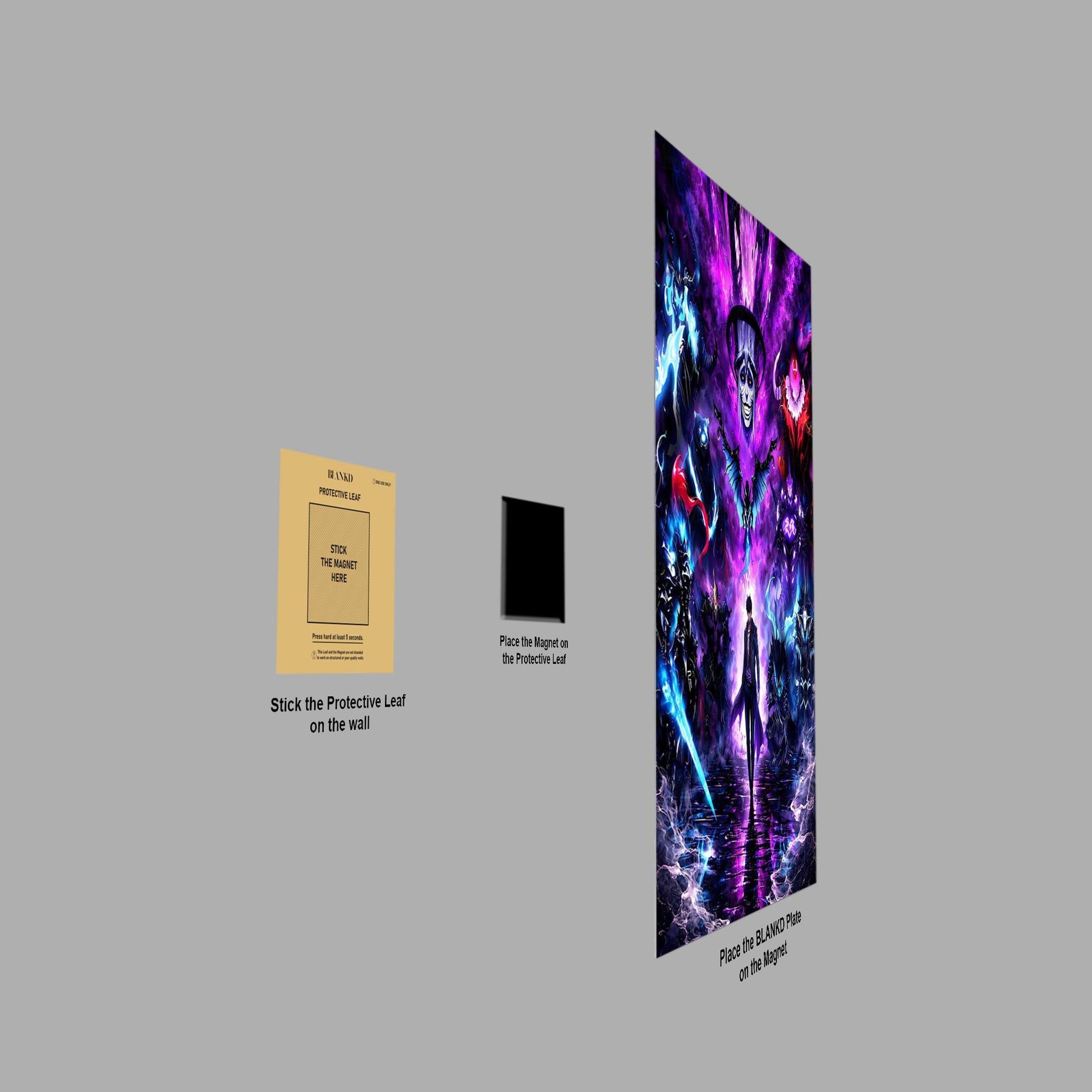 Sung Jinwoo metal poster