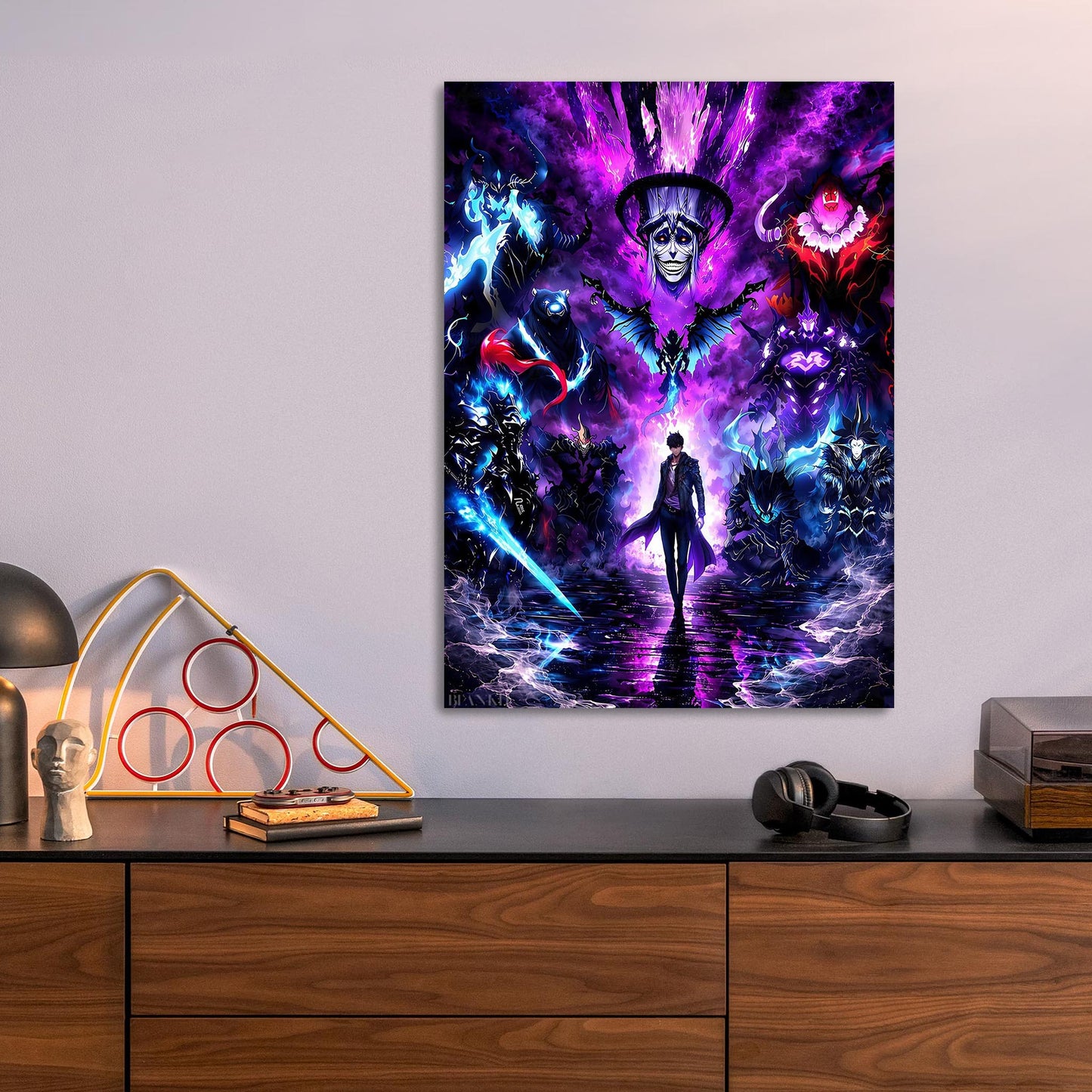 Sung Jinwoo metal poster