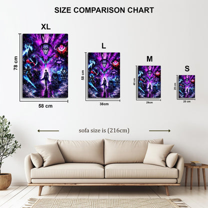 Sung Jinwoo metal poster