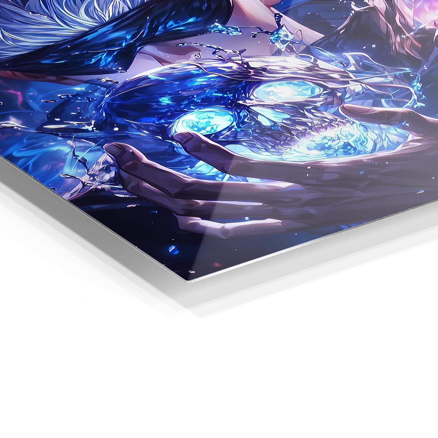Limitless Void Gojo metal poster