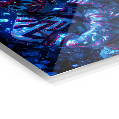 Akaza metal poster