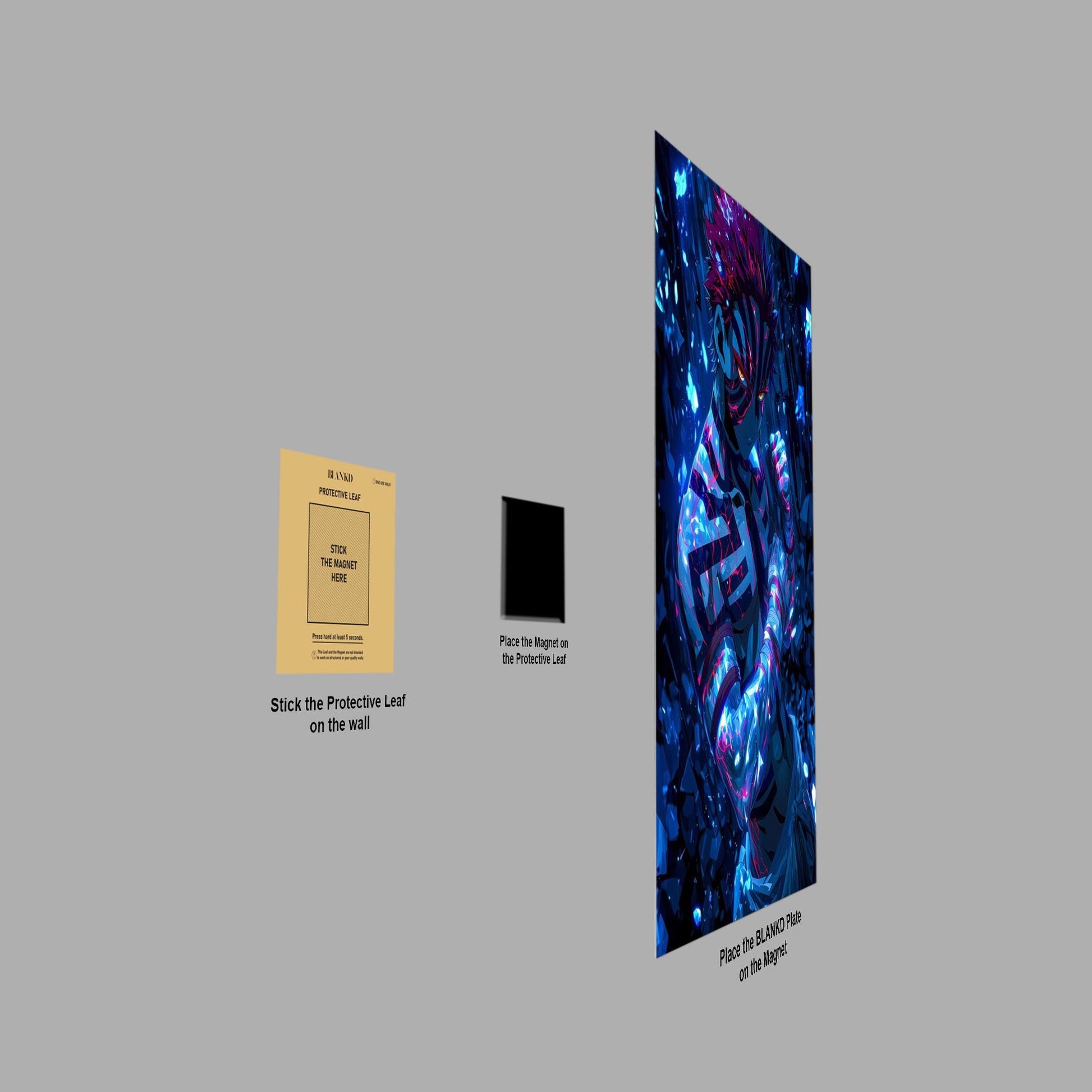 Akaza metal poster