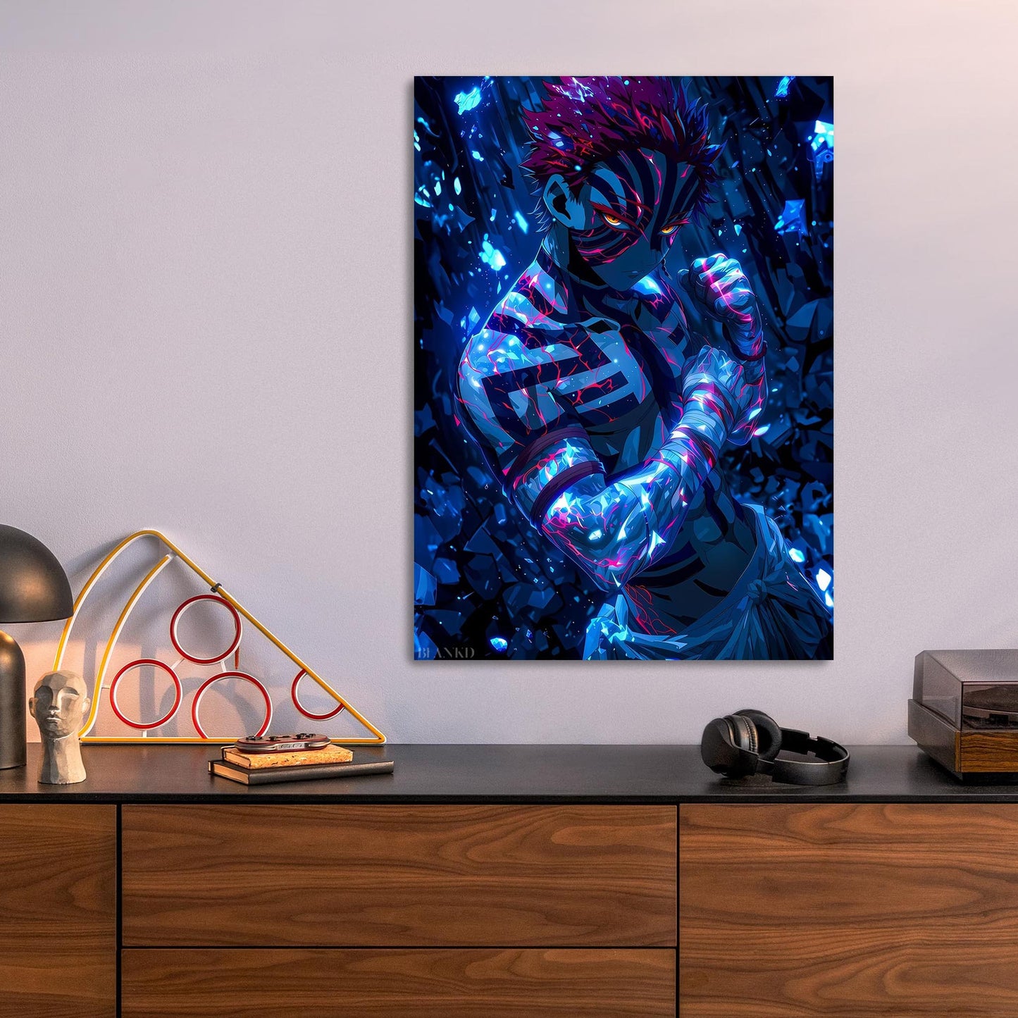 Akaza metal poster