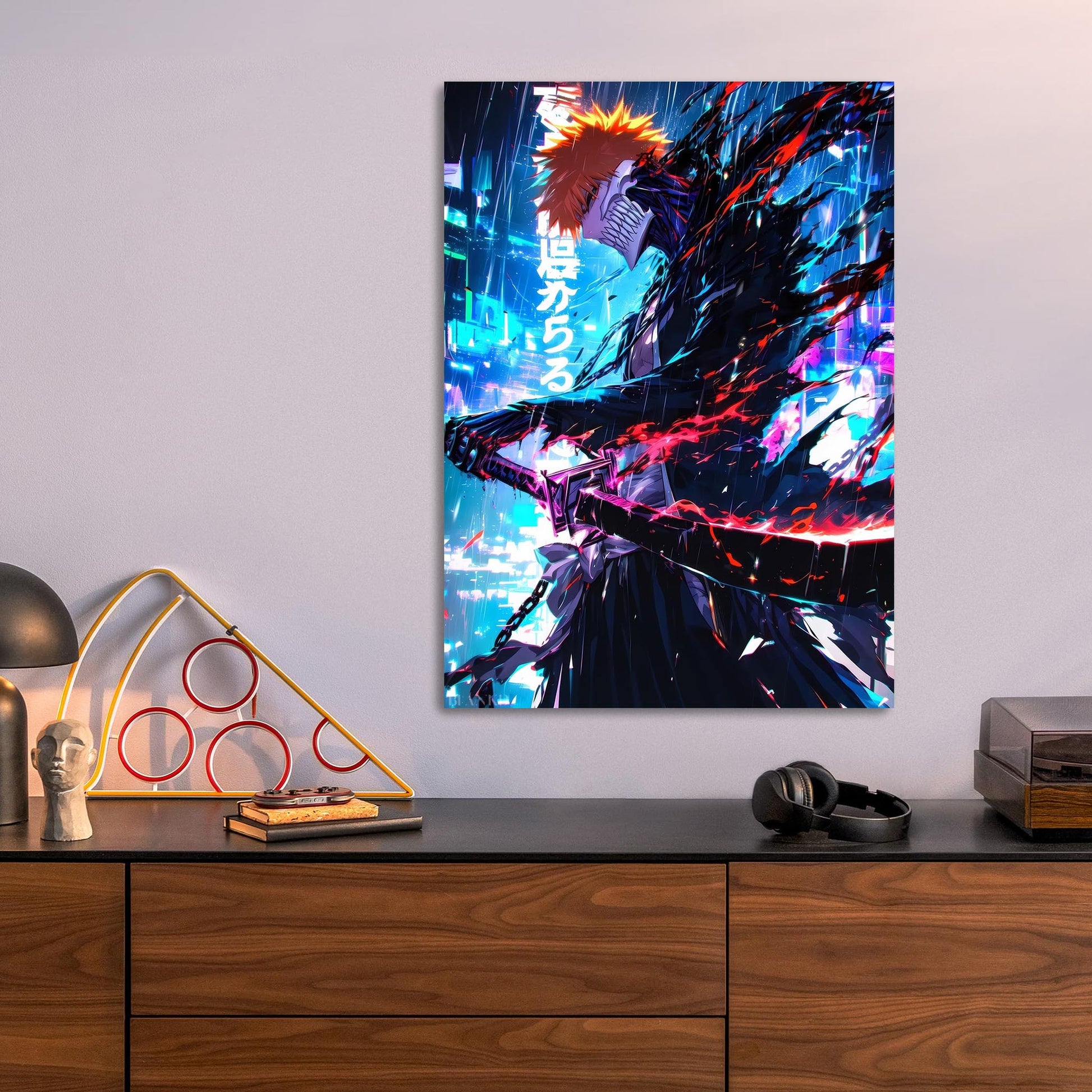 Ichigo Kurosaki metal poster