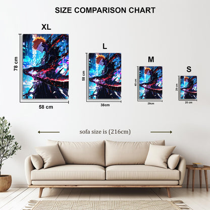 Ichigo Kurosaki metal poster