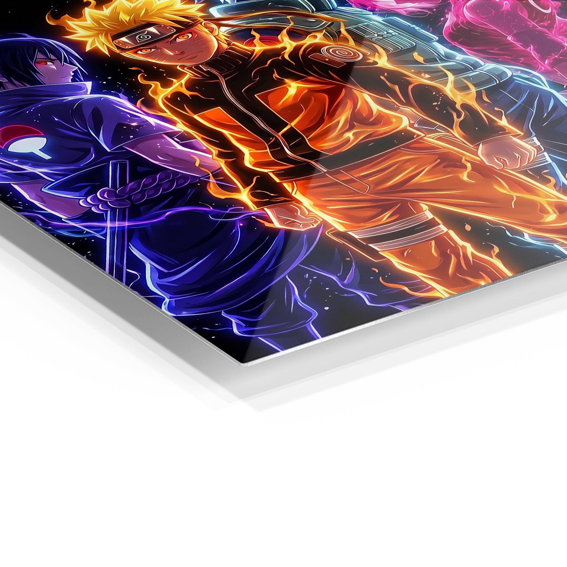 Naruto Rasengan metal poster