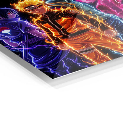 Naruto Rasengan metal poster