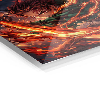Demon Slayer Corps metal poster