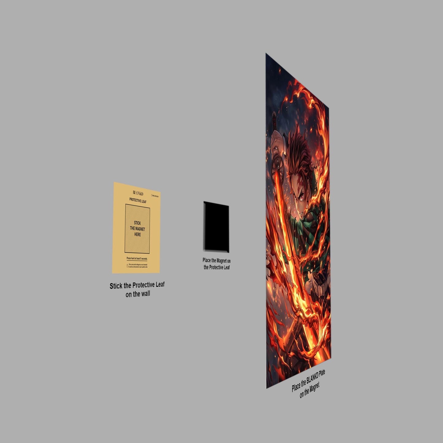 Demon Slayer Corps metal poster