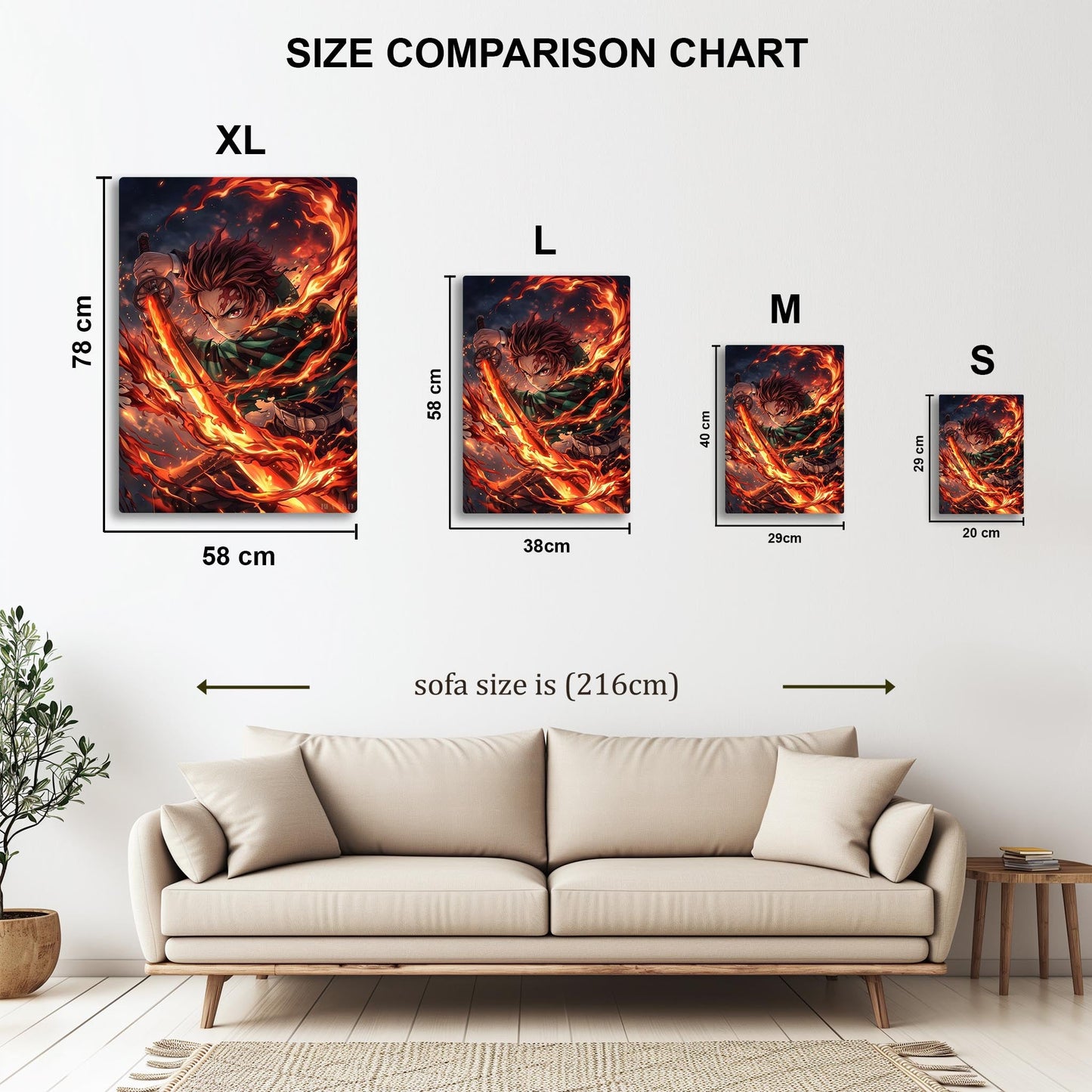 Demon Slayer Corps metal poster