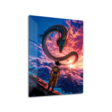 Dragon Summon Goku metal poster