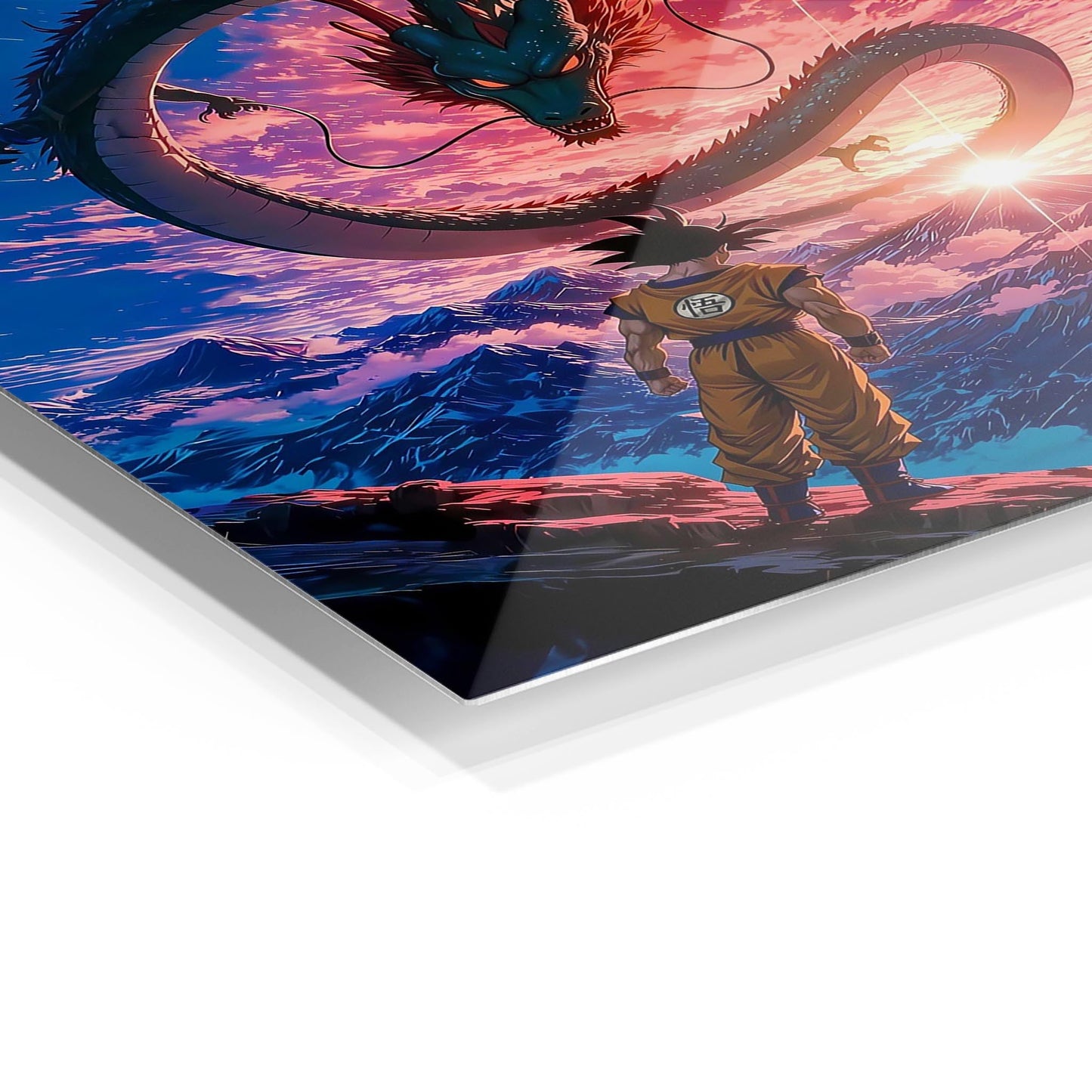 Dragon Summon Goku metal poster