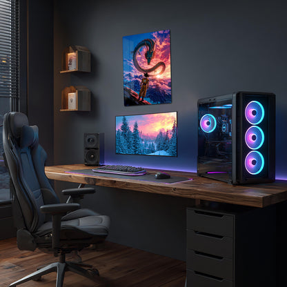 Dragon Summon Goku metal poster