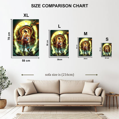 Goku Super Saiyan metal poster