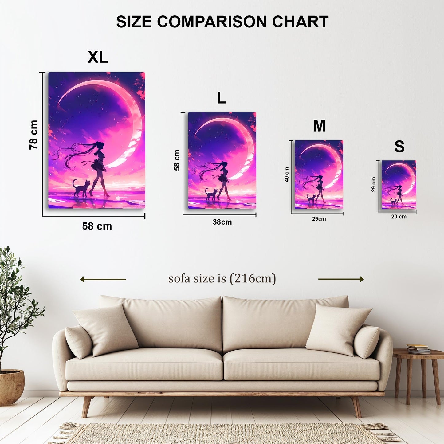 Sailor Moon metal poster