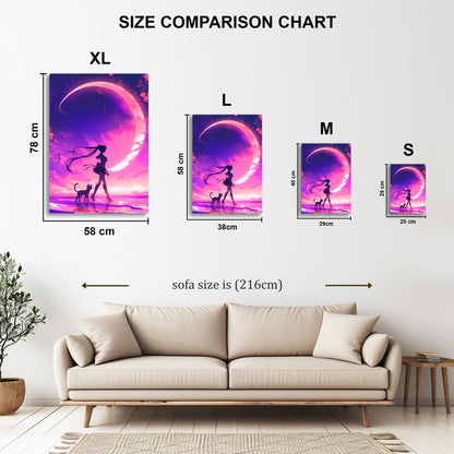 Sailor Moon metal poster