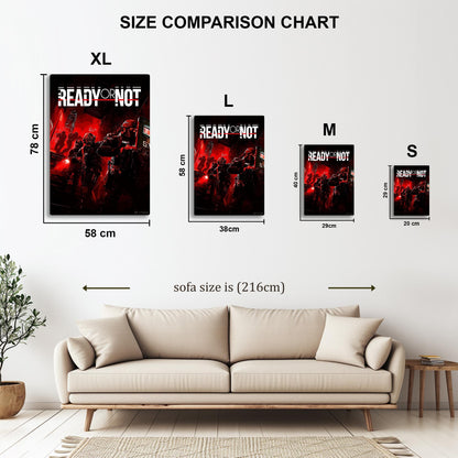 Ready or Not metal poster