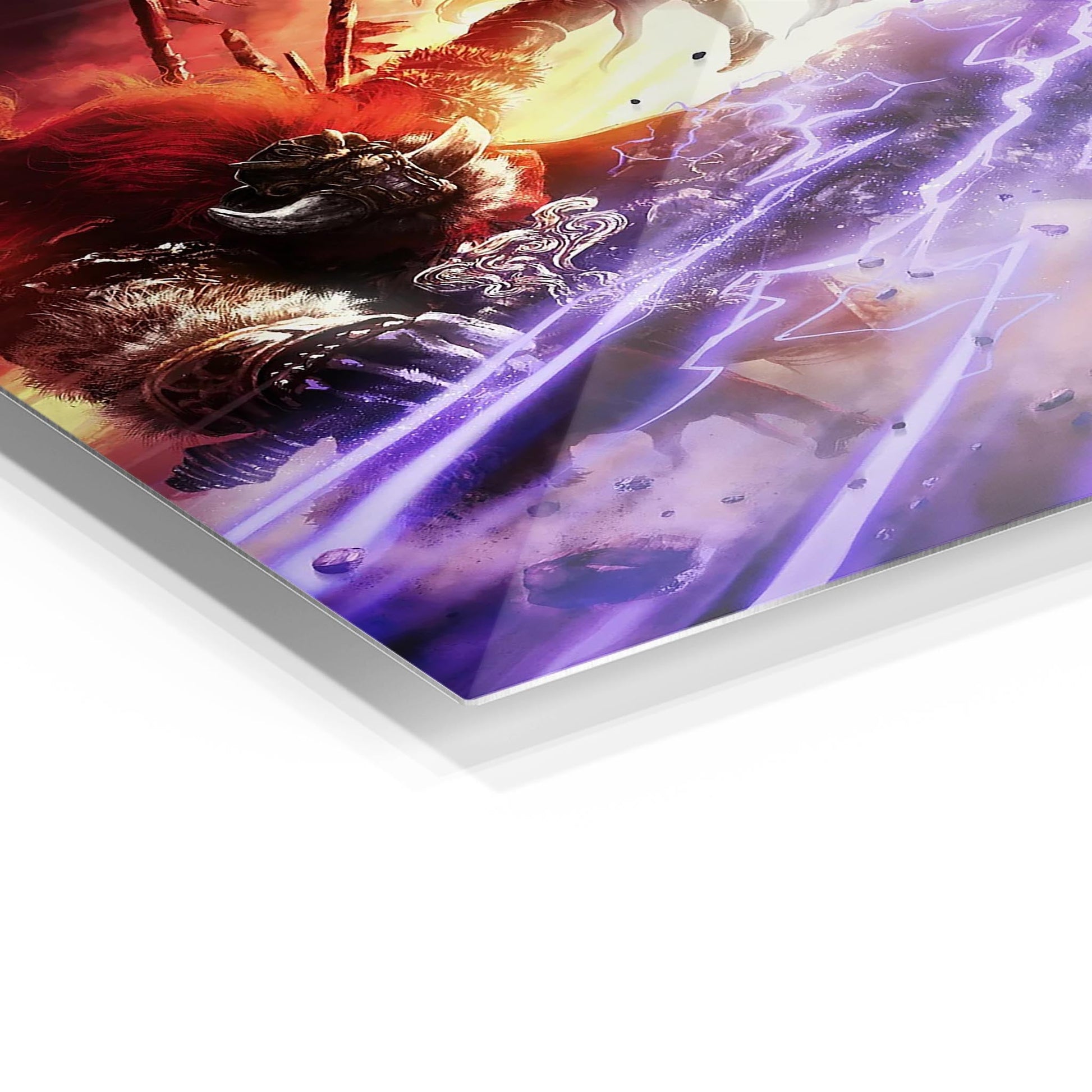 Malenia vs Radahn metal poster