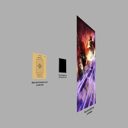 Malenia vs Radahn metal poster