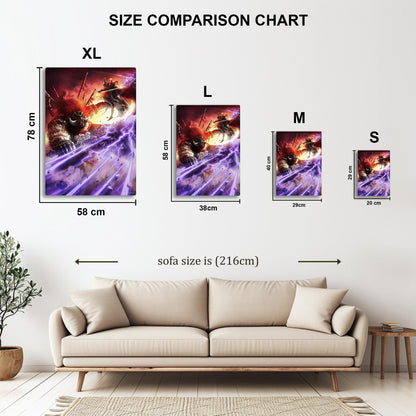 Malenia vs Radahn metal poster