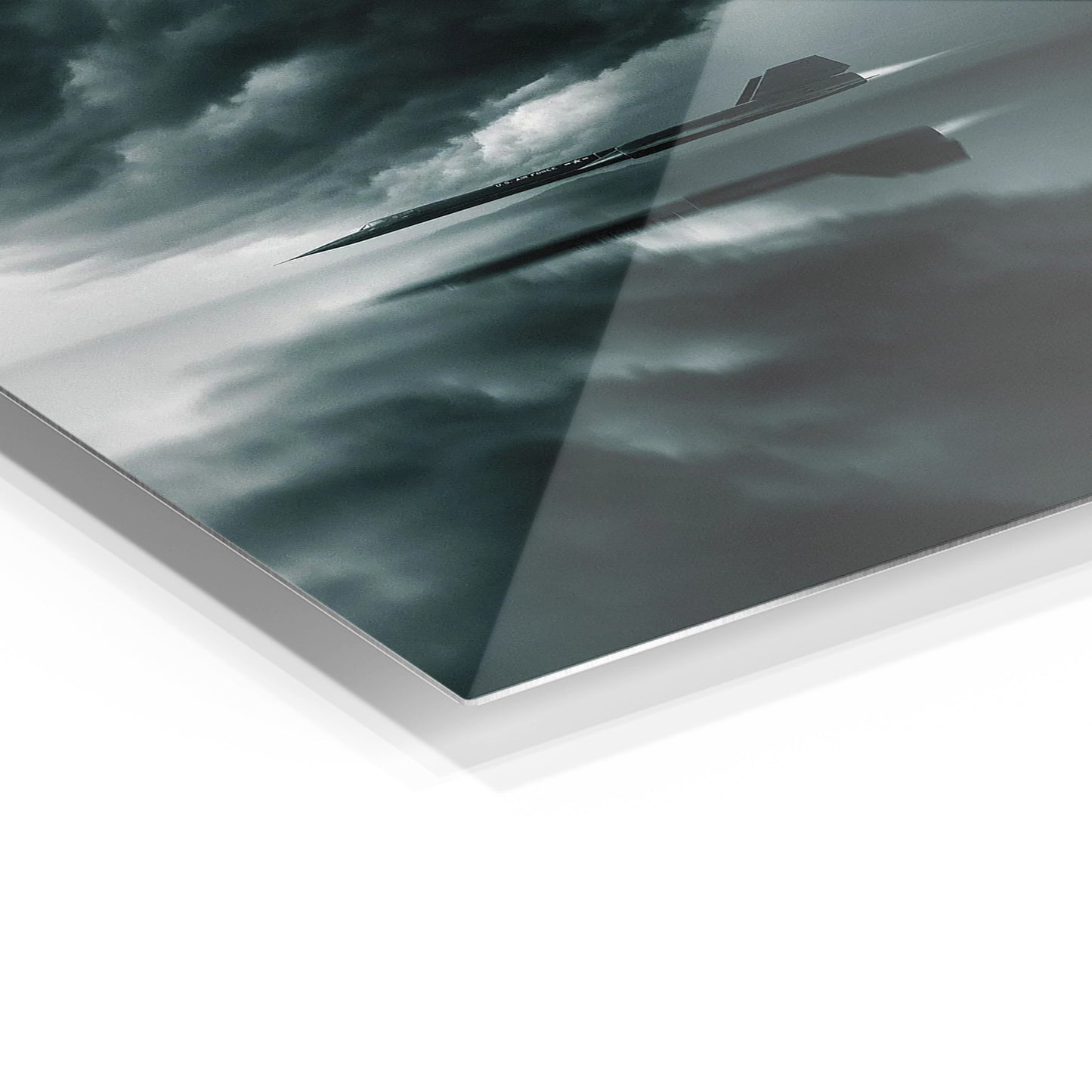 Blackbird metal wall art in a modern interior
